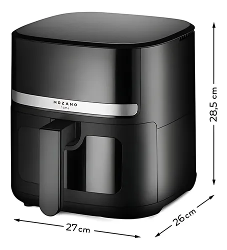 Air Fryer Frytkownica beztłuszczowa MOZANO Slide 5L z okienkiem 1500 W