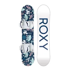 Zestaw snowboardowy Roxy Poppy Package (deska + wiązanie Poppy 2 Straps) - Długość (cm) - 118