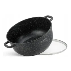 Garnki marmurowe 6el zestaw komplet garnków 8140