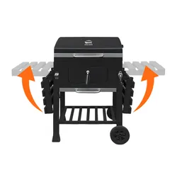 Grill węglowy VELACO VL17 Czarny