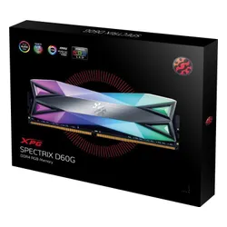 Pamięć ADATA XPG Spectrix D60G, DDR4, 16 GB, 3200MHz, CL16 (AX4U32008G16A-DT60)