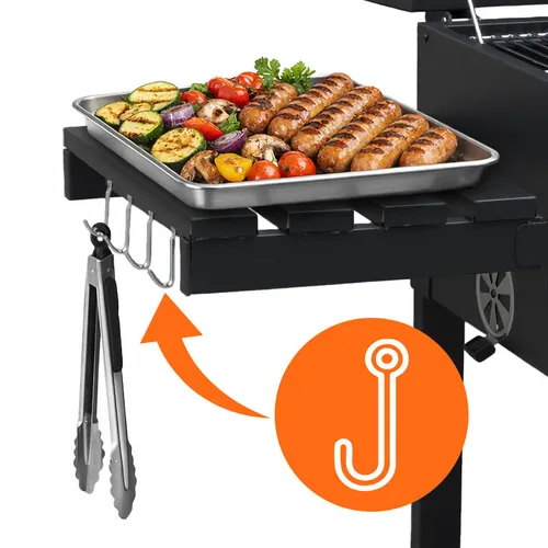 Grill węglowy VELACO VL17 Czarny