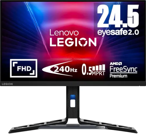 Monitor Lenovo Legion R25f-30 (67B8GACBEU) 24,5" Full HD VA 240Hz / 280Hz (Overclock) 0,5ms Gamingowy