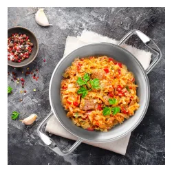 Garnek ze stali nierdzewnej z pokrywką VENICE 2,3 l