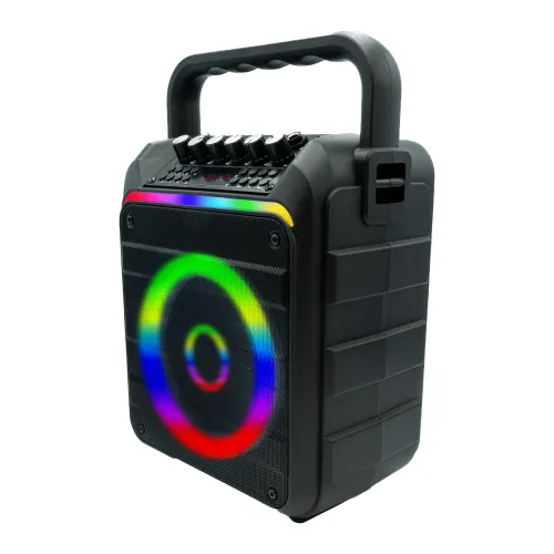 Zestaw karaoke Musicmate MM-SC300 SoundRider 18W Bluetooth Mikrofon Karaoke Czarny