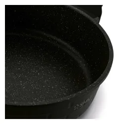 Patelnia głęboka na indukcję z pokrywką Starke Pro Brick Marble 28 cm