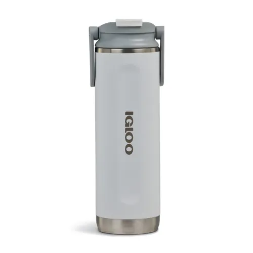 Kubek termiczny Igloo Tumbler Flip 'n' Sip 600 ml white