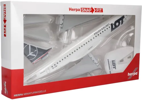 Samolot HERPA LOT Embraer E195 SP-LND HER613989