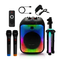 Power Audio Musicmate MM-SC1000 PartyPowerX 400W Bluetooth Radio FM Czarny