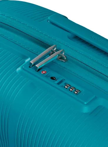 Маленький расширенный чемодан American Tourister StarVibe-verdigris