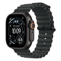 Apple Watch Ultra 3 GPS + Cellular 49mm koperta tytanowa (czarny) + pasek Ocean (czarny)