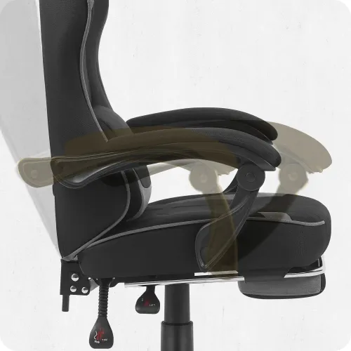 Fotel CABRO C504 Czarno-szary