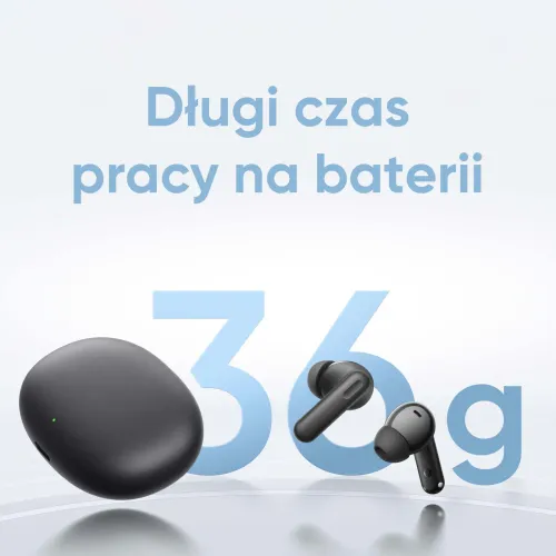 Słuchawki bezprzewodowe realme TechLife Buds Dokanałowe Bluetooth 5.4 Czarny
