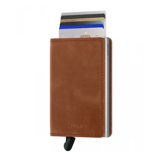 Slimwallet Secrid RFID Koruması Vintage-Konyak / Gümüş