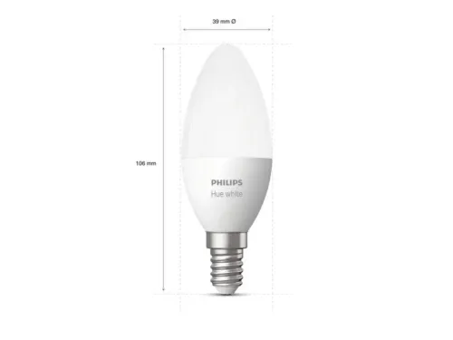 Żarówka LED Philips Hue White E14 2 szt.