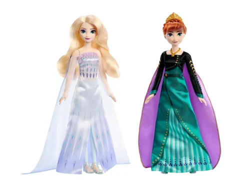 Mattel Disney dondurulmuş Kraliçe Anna ve ayaz Kraliçe Elsa