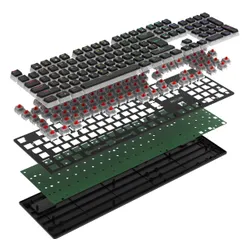 Klawiatura MAD DOG GK910K Gateron Red Czarny