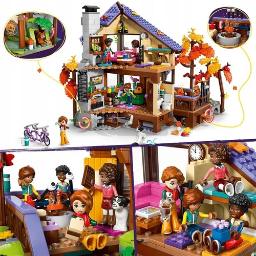 LEGO FRIENDS 42705 Jesienna leśna chatka, zestaw klocków dla dzieci +9 lat