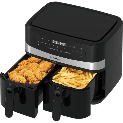 Air Fryer Frytkownica beztłuszczowa TAURUS AF2600D z podwójnym koszem Czarny