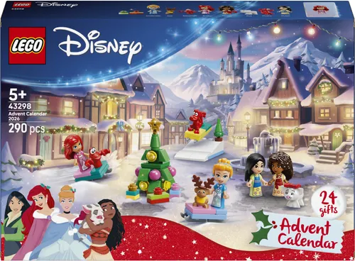 LEGO 43298 Disney Princess Kalendarz adwentowy na 2026 rok
