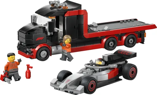 LEGO 60493 City Ciężarówka F1 z bolidem Audi F1