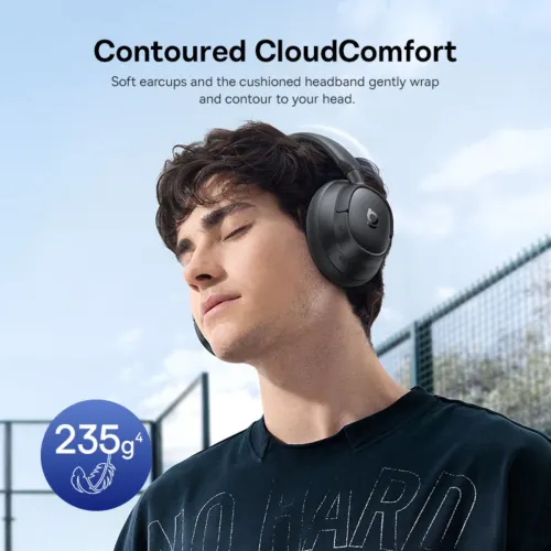 Słuchawki bezprzewodowe Baseus BH1 NC Nauszne Bluetooth 6.0 Czarny
