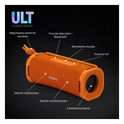 Głośnik Bluetooth Sony ULT Field 1 SRS-ULT10D Pomarańczowy