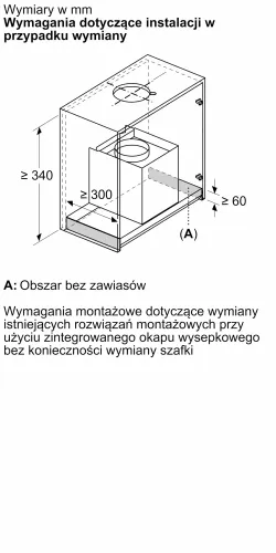 Okap Bosch DBB97DP60 Czarny