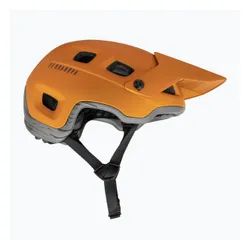 Kask rowerowy MET Terranova orange/ titanium metalic matt