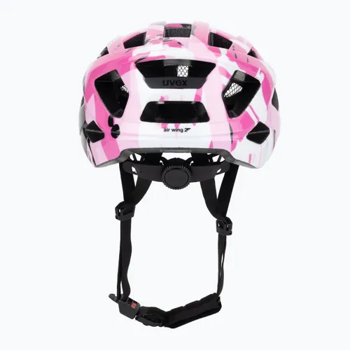 Kask rowerowy dziecięcy UVEX Air Wing 2 strawberry/black