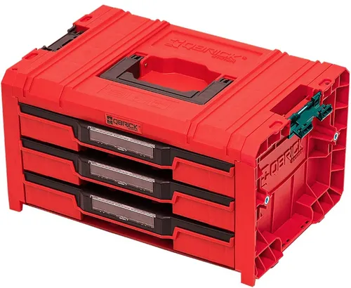 Skrzynia na narzędzia QBRICK Drawer 3 Toolbox Expert Pro Red Ultra HD