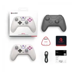 Pad GameSir HRG7110 Nova Retro White do PC Nintendo Switch Androis iOS Bezprzewodowy/Przewodowy Biały