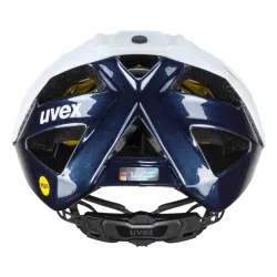 Kask rowerowy Uvex Quatro cc MIPS biało-niebieski