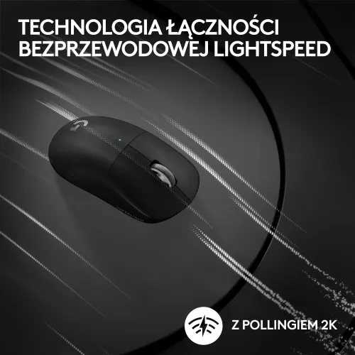 Myszka gamingowa Logitech G Pro X Superlight 2 - czarny