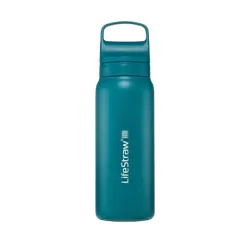 Butelka termiczna z filtrem LifeStraw Go Steel 2.0 0,7 l - laguna teal