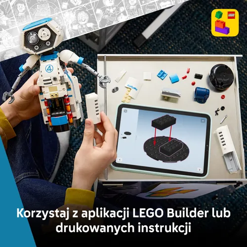 LEGO Marvel 76339 Fantastyczna Czwórka H.E.R.B.I.E., zestaw klocków 10+