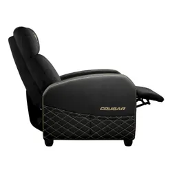 Sofa gamingowa COUGAR Elite Czarno-złoty