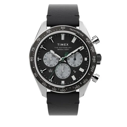 Timex Waterbury Dalış Saati Kronograf TW2V42500 Siyah