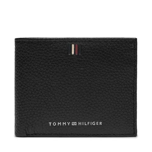 Большой мужской кошелек Tommy Hilfiger Th Central Mini CC Wallet Am0am11854 Black BDS