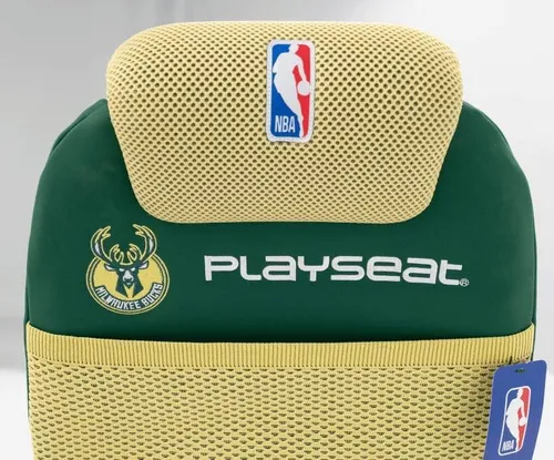 Playseat scaun NBA champ-Milwaukee Bucks Gaming până la 122 kg țesătură verde-Galben