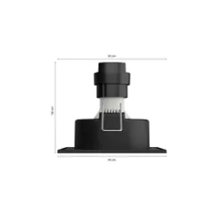 Oświetlenie punktowe Philips Hue White Ambiance Milliskin 929003047301 Biały