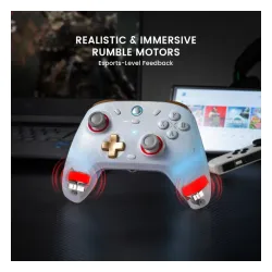 Pad GameSir HRG1013 Cyclone 2 Bundle Black do PC Nintendo Switch iOS Android Bezprzewodowy Czarny