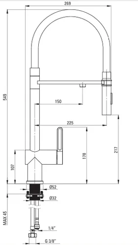 Bateria DEANTE Magnetic BRM N75M Nero
