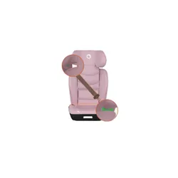 Fotelik samochodowy LIONELO Neal i-Size 100-150 cm (15-36 kg) Różowy