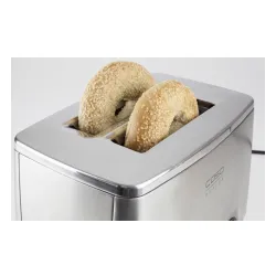 Toster Caso Germany Inox2 Ruszt do bułek Rozmrażanie 1050W