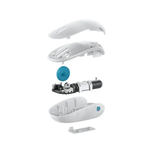 Myszka Microsoft Ocean Plastic Mouse Biało-niebieski
