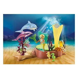 Playmobil Magic 70094 Królestwo syrenek z lśniącą kopułą