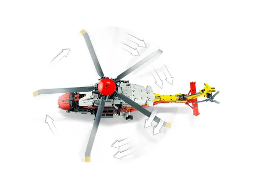 Конструктор Lego 42145 Technic - Спасательный вертолёт Airbus H175