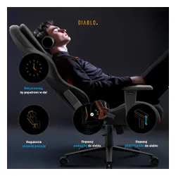 Fotel DIABLO CHAIRS X-One 2.0 Prime Czarny