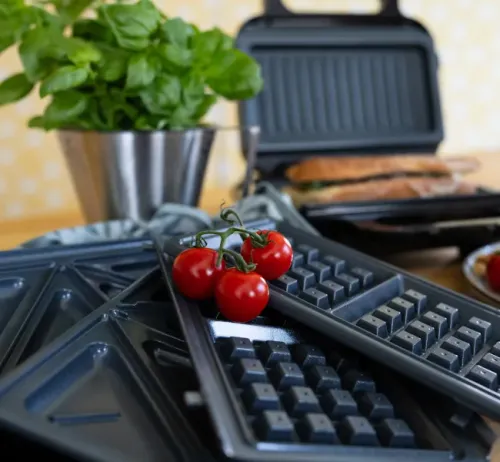 Opiekacz Kohersen Black Matt NX Ceramic 3w1 Max Trójkąty Gofry Panini 850W